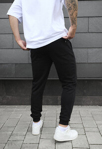 Фото - Черные спортивки с логотипом Staff om logo black - Men box