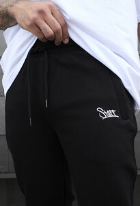 Фото - Черные спортивки с логотипом Staff om logo black - Men box
