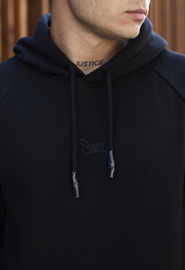 Фото - Брендированное унисекс худи Staff black logo reglan - Men box