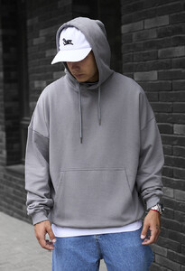 Фото - Сіре оверсайз худі Staff gray oversize - Men box