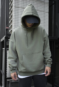 Фото - Худі у кольорі хакі Staff khaki oversize - Men box