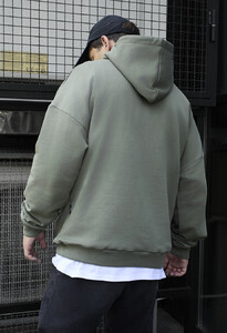 Фото - Худі у кольорі хакі Staff khaki oversize - Men box