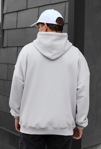 Фото - Світло-сіре оверсайз худі Staff light gray oversize - Men box