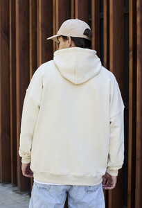 Фото - Худі молочного кольору Staff milk oversize - Men box