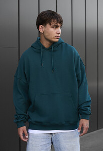 Фото - Худі смарагдового кольору Staff emerald oversize - Men box