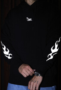 Фото - Брендоване худі Staff flames & logo oversize - Men box