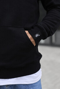Фото - Базове чорне худі Staff black basic - Men box