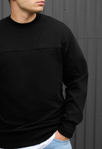 Фото - Базовый черный свитшот Staff black basic - Men box