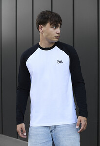 Фото - Повседневный лонгслив Staff logo white & black - Men box