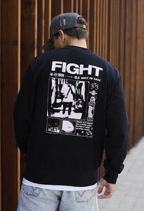 Фото - Молодежный свитшот с принтом Staff fight - Men box