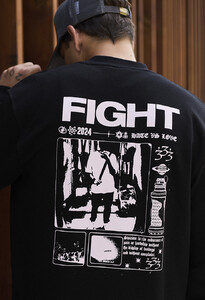 Фото - Молодежный свитшот с принтом Staff fight - Men box