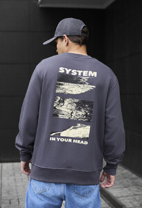 Фото - Свитшот в сером цвете Staff system - Men box
