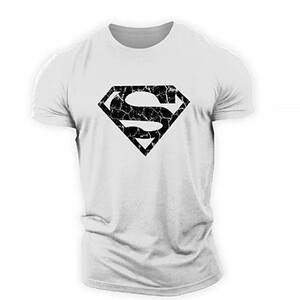 Фото - Чоловіча біла футболка Sport Line зі знаком Superman - Men box