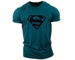 Фото - Футболка зеленого кольору Sport Line з принтом Superman - Men box