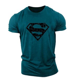 Фото - Футболка зеленого кольору Sport Line з принтом Superman - Men box