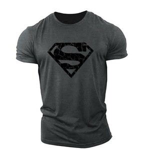 Фото - Футболка темно-сірого кольору Sport Line з лого Superman - Men box