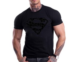 Фото - Однотонна футболка Sport Line з принтом Superman - Men box