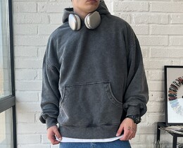 Фото - Базовое серое худи Staff premium gray oversize - Men box