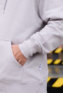 Фото - Светло-серое мужское худи Staff light gray oversize - Men box