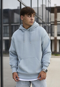 Фото - Светло-голубое худи Staff light blue oversize - Men box