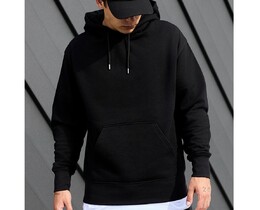 Фото - Универсальное черное худи Staff black oversize - Men box