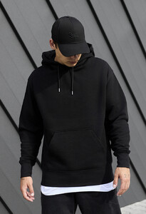 Фото - Універсальне чорне худі Staff black oversize - Men box