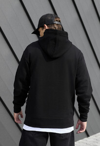 Фото - Універсальне чорне худі Staff black oversize - Men box
