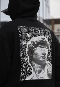 Фото - Брендированное худи Staff logo & art oversize - Men box