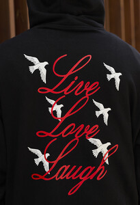 Фото - Повседневное оверсайз худи Staff live love laugh oversize - Men box