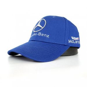 Фото - Автомобільна кепка Sport Line синя з лого Mercedes-Benz - Men box