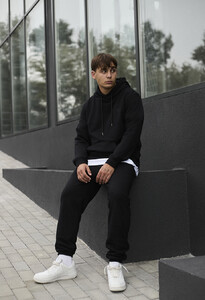 Фото - Всесезонный спортивный костюм Staff me black logo - Men box