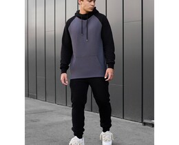 Фото - Спортивний чоловічий костюм Staff ro gray & black - Men box