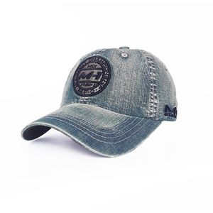 Фото - Бейсболка чоловіча No name. Колір синій. Артикул: 45-0444 - Men box