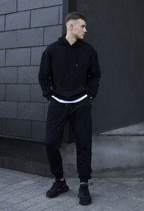 Фото - Базовий костюм для чоловіків Staff black basic - Men box