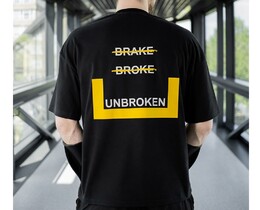 Фото - Оверсайз футболка Staff x Unbroken black oversize - Men box