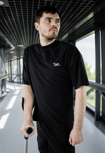 Фото - Оверсайз футболка Staff x Unbroken black oversize - Men box