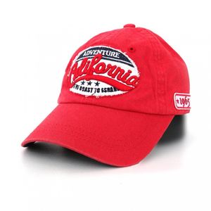 Фото - Подростковая кепка Sport Line красная с лого California - Men box