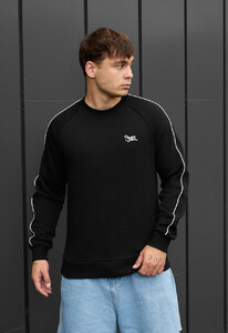 Фото - Черный свитшот с кантом Staff kant logo - Men box