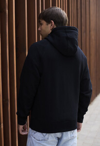 Фото - Повседневное черное худи Staff black zip - Men box