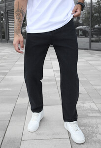 Фото - Черные джинсовые штаны Staff 20 black regular - Men box