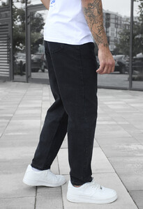 Фото - Черные джинсовые штаны Staff 20 black regular - Men box