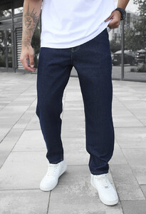 Фото - Мужские базовые джинсы Staff 20 navy regular - Men box