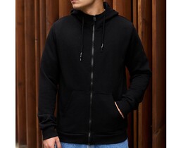 Фото - Чорне худі на кожен день Staff di black zip - Men box