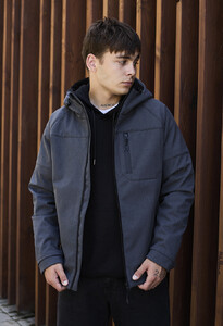 Фото - Куртка чоловіча сірого кольору Staff soft shell bo gray - Men box