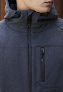 Фото - Куртка чоловіча сірого кольору Staff soft shell bo gray - Men box