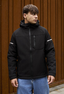 Фото - Повсякденна куртка Staff soft shell bo black reflective - Men box