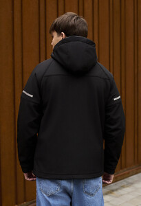 Фото - Повсякденна куртка Staff soft shell bo black reflective - Men box