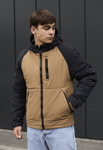 Фото - Молодежная куртка Staff na brown & beige - Men box