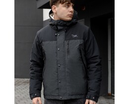 Фото - Універсальна чоловіча куртка Staff graphite & black - Men box