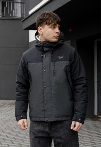 Фото - Універсальна чоловіча куртка Staff graphite & black - Men box